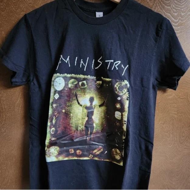 Ministry Psalm 69 Album Cover Vintage Style Graphic T-Shirt Gift Fans Music M