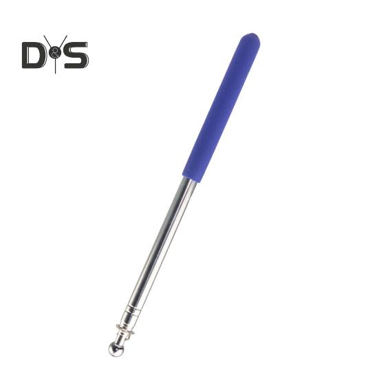 

1,2/1,6 м телескопический флагшток для туристического гида с нескользящей ручкой, прочный, из нержавеющей стали, выдвижной, указательный баннер для учителя, переносной флагшток 160cm синий