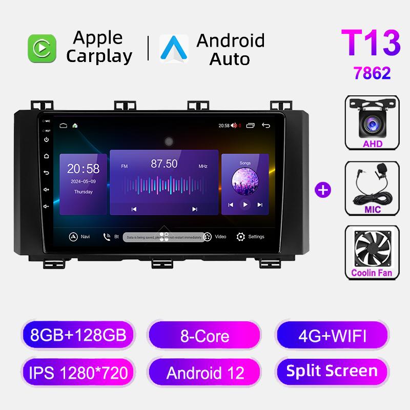 For Seat Ateca Cupra 2016-2025 Car Radio Stereo 4G WIFI Wireless Carplay Multimedia Video Android System GPS Navigation Player