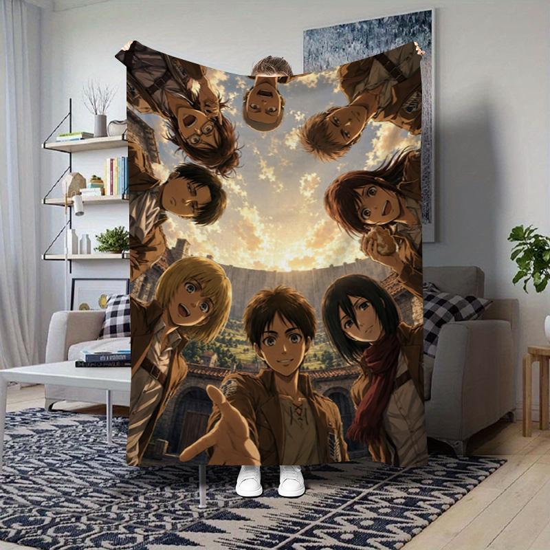 Attack Titan Levi Tapestry Blanket Soft And Comfortable Home Decor Office Rest Blanket Gift Machine Washable