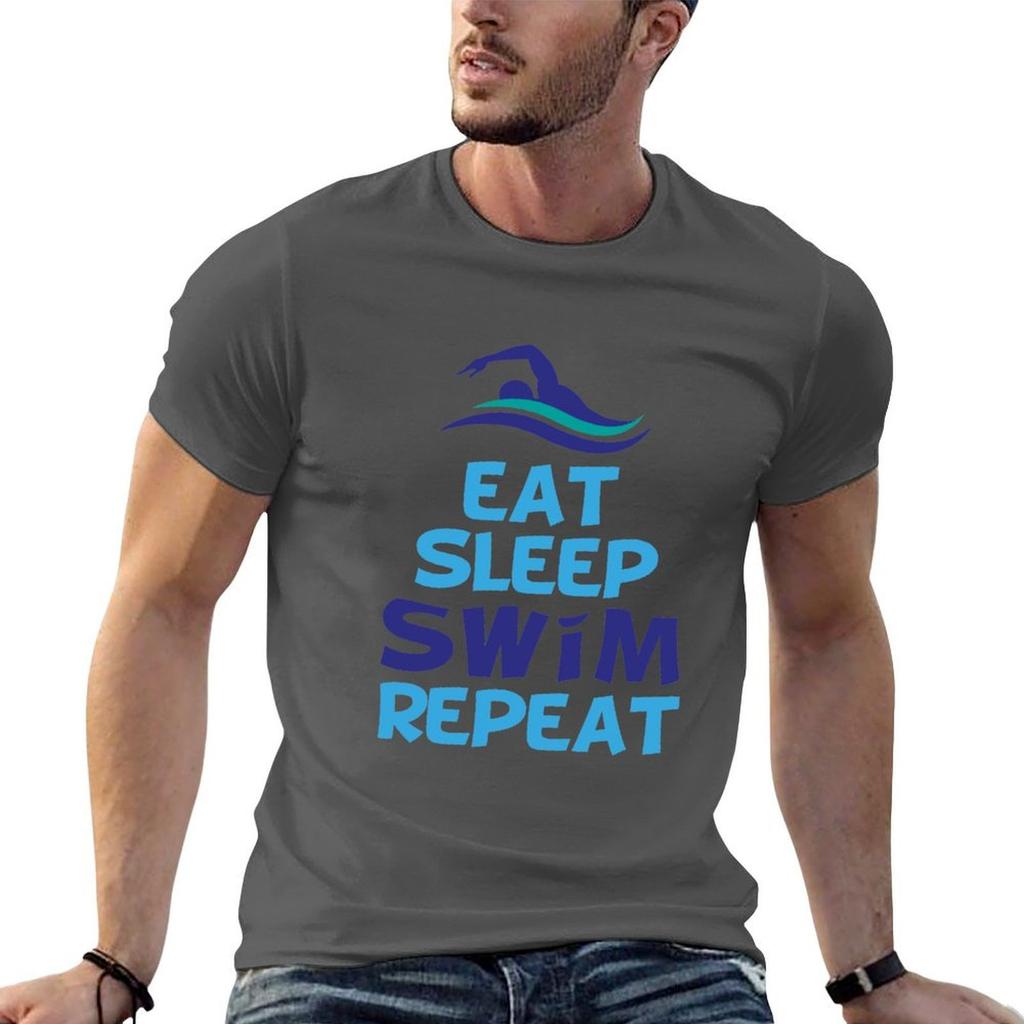 Swimmer Tshirt Big Size Short Sleeve Tee For Unisex
