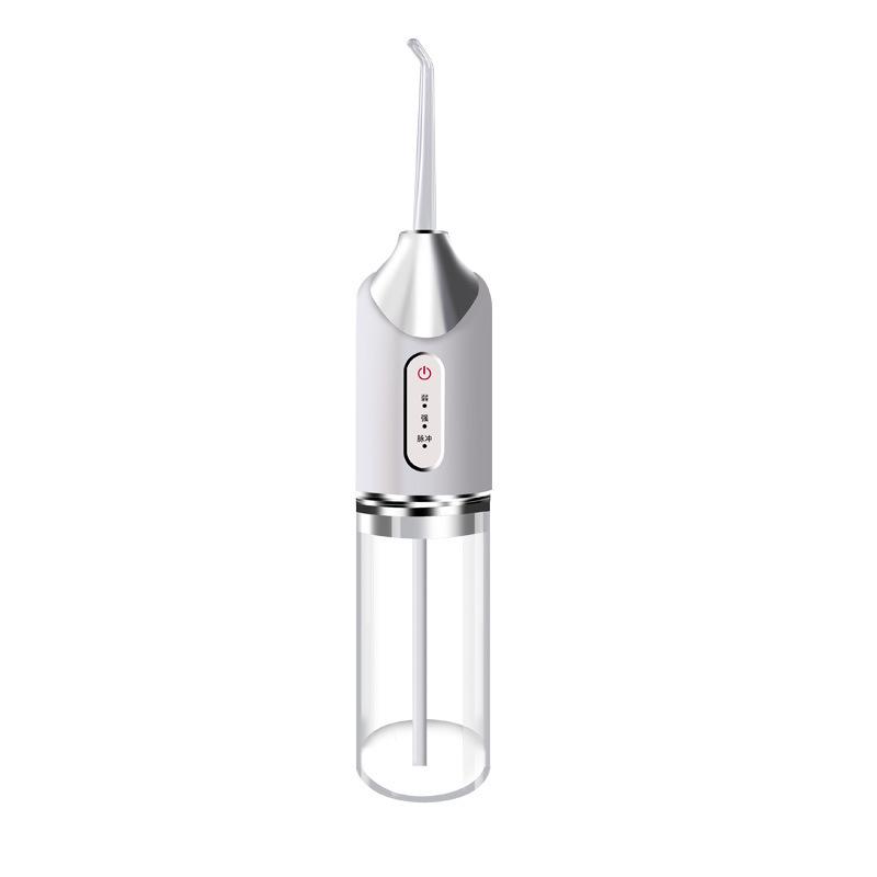 Smart Waterproof Electric Water Flosser for Fresh Breath, Portable Teeth Cleaner with Purple Light