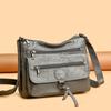 Soft Leather Single-shoulder Crossbody Bag for Middle-aged and Elderly Mothers