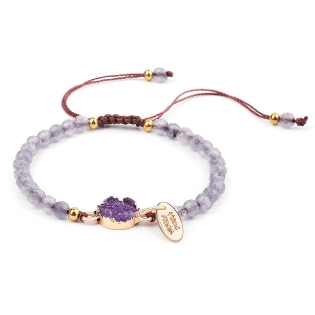 Lady Bracelets Natural Stone Bracelets Rope Chain Bracelets Handmade Quartz For Women Jewelry Voguish Fashionable JewelryFashion Bracelets