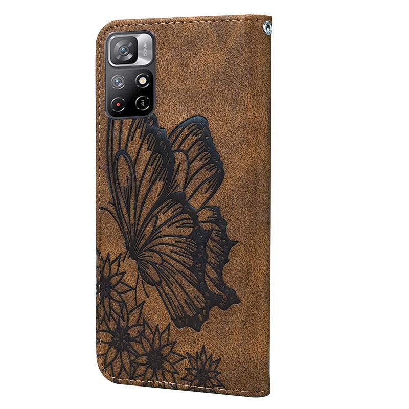 MadBee Custodia Compatibile con Xiaomi Redmi Note 8 Pro, Portafoglio Creativo Colorato Libro Pelle PU Flip Caso Magnetica Supporto Cover per Xiaomi Redmi Note 8 Pro (Farfalla B