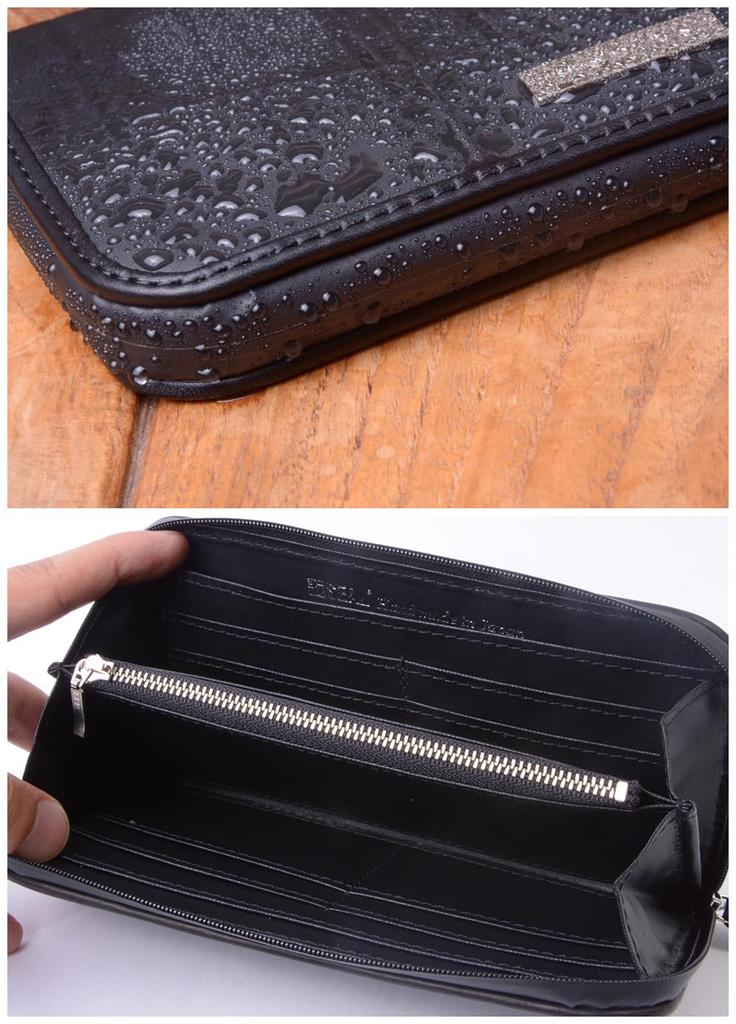 SEAL Long Wallet Waterproof Long Wallet Wallet Waterproof Brand Large Capacity Made in Japan Men's PS-109BK