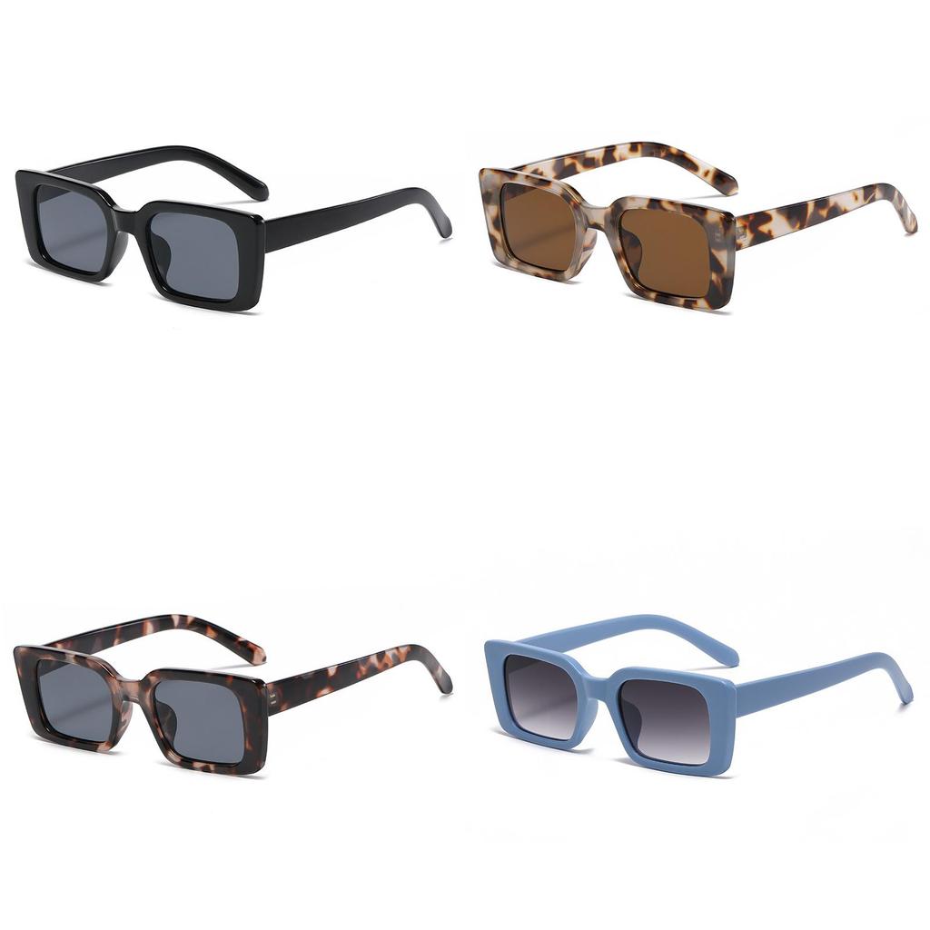 Sun Protection Square Sunglasses With Uv400 For Fashionable Outdoor Travel