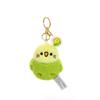 1Pcs Backpack Pendant Cute Parrot Bird With Vocal Plush Doll Soft Stuffed Toys Kawaii Hanging Decoration Keychain Gifts For Kids