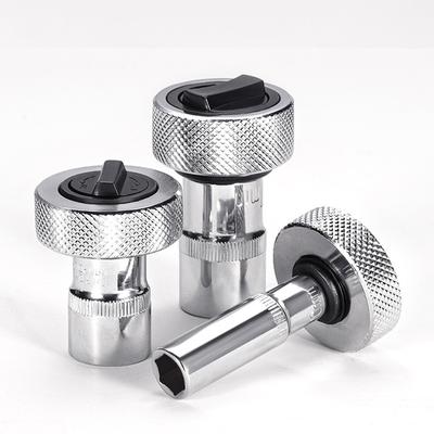 1/4" 3/8"1/2" Drive Palm Ratchet Wrench Set Reversible Ratcheting Finger Socket Driver Stubby Thumbwheel Ratchet for Tight Space