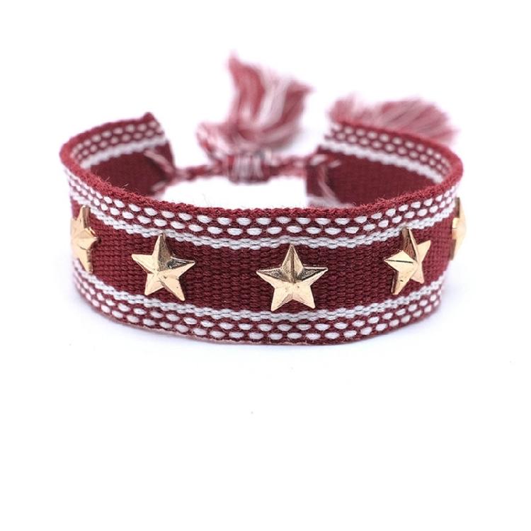 Woven Tassel Bracelet Fashionable Wrist Strap Hand Chain Jewelry for Women Girls