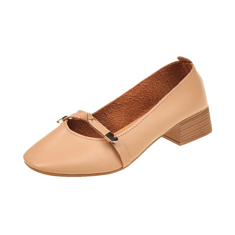 

Модные женские балетки из мягкой кожи, женские неглубокие слипоны-лоферы с бантом, повседневные удобные женские 40 абрикосовый