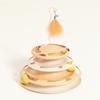 New Flying Saucer Cat Turntable Toy Four-layer Cat Play Plate Self-entertaining Cat Toy Leaking Food Pet Toy