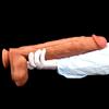 43*7.3 cm Ekstra Büyük Anal Plug Sıvı Silikon Yapay Yapay Penis Yetişkin Seks Oyuncak Fisitng Penis üzerinde Kayış Büyük Dick Gerçekçi Horoz
