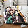 Japanese Anime Demon Slayer Printed Blanket Living Room Bedspread Sofa Travel Office Throw Blanket Quilt 5 Size