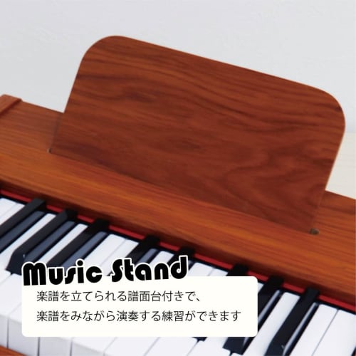 Electronic Piano, Kids' Mini Piano, Wooden Toy Piano, 25-Key Digital Piano with Music Stand, Mini Size, Battery-Operated, Requires AA Batteries, Noise