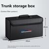Car Leather Trunk Organizer Foldable Storage Box, For BMW Performance E46 E90 E60 E36 F90 M3 M5 E87 X3 X5 X6 G30 G32 Accessories EN0