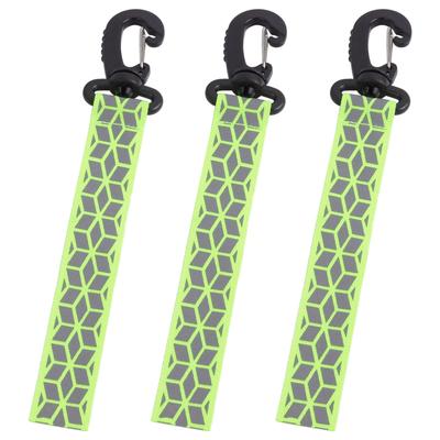Prendre [Set of 3] Reflective Strap Reflector Keychain Traffic Safety