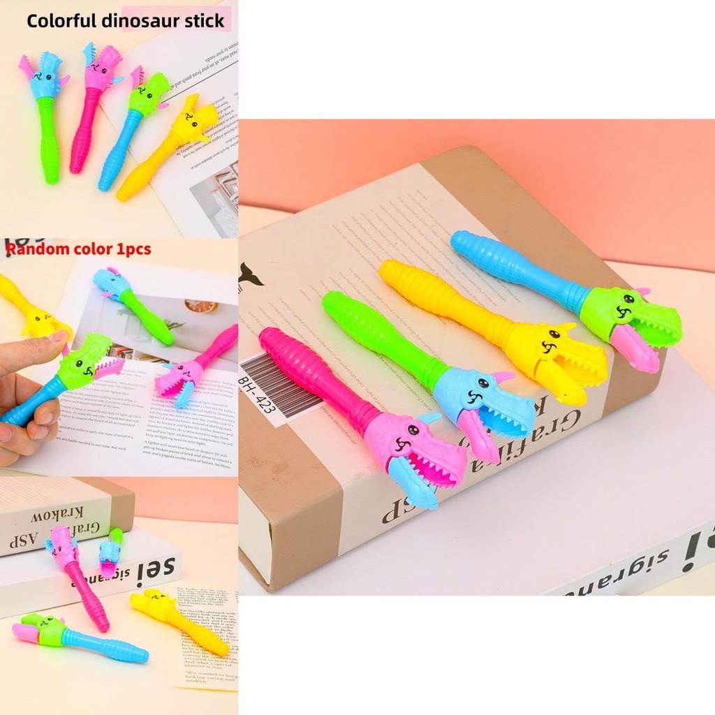 Creative Dinosaur Bite Hand Toy With Plastic Play Set For Childrens Pretend Play Gift