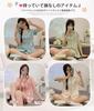summer open short short top and bottom ice cute pajama set [PHOLEEY] Women's pajamas, loungewear, wear, front, sleeves, pants, set, silk,