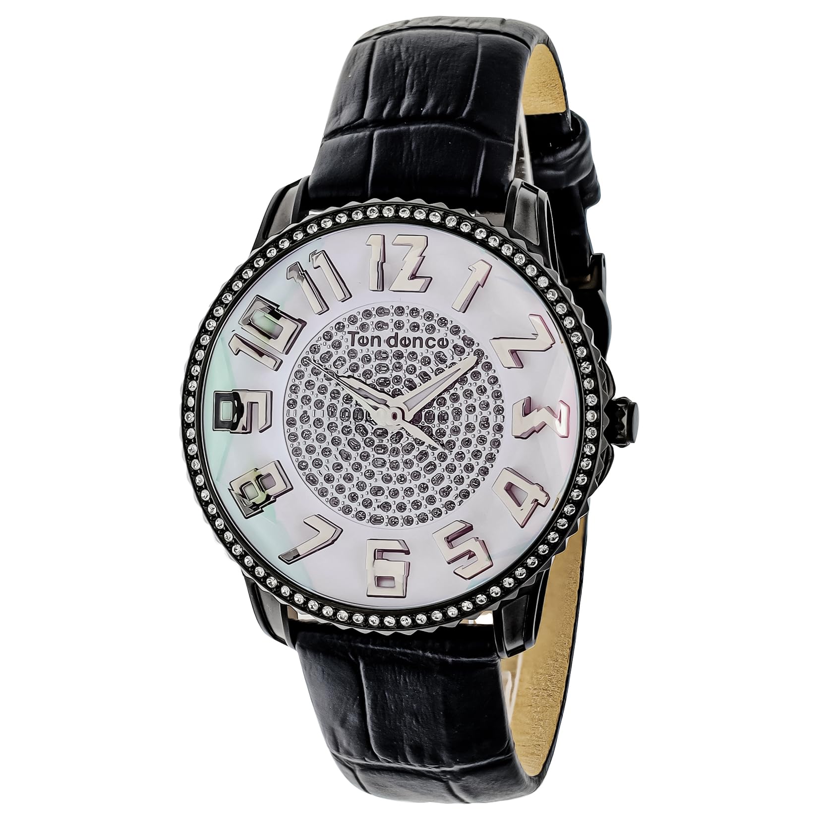 

Tendence Twinkle Casual Watch, TY132009-WH, Black [Parallel Import]