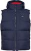 Зимняя куртка Tommy Hilfiger Essential Down Vest Hooded темно-синяя