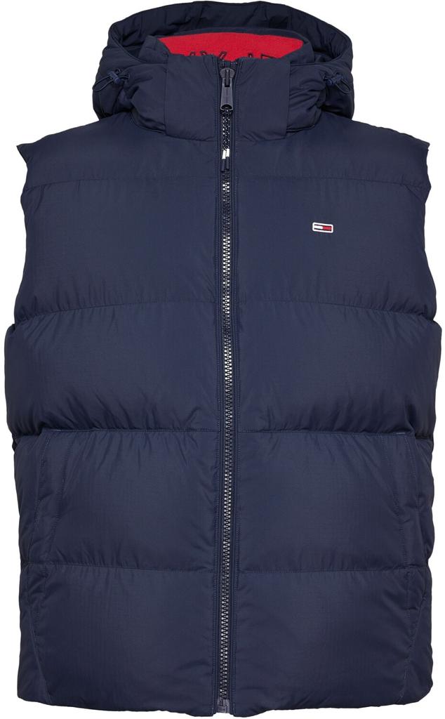 Зимняя куртка Tommy Hilfiger Essential Down Vest Hooded темно-синяя
