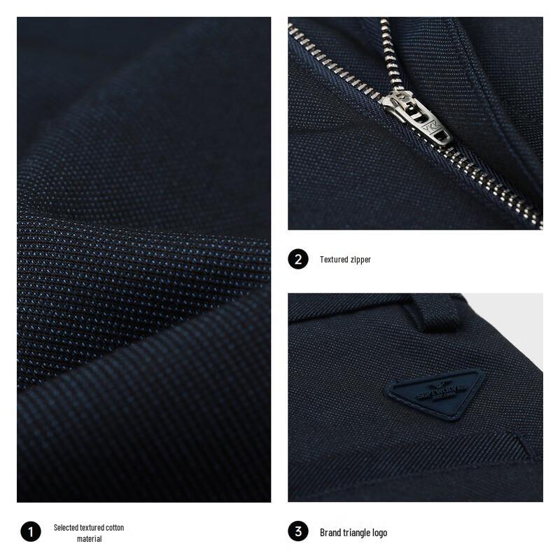 SEPTWOLVES Men's Brushed Eco-Friendly Casual Pants