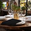Cloth Napkins Black 10 Pieces 40X40Cm