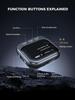 2-IN-1 Bluetooth 5.2 Receiver Transmitter 400mAh AUX Car Adapter With LED Display for Car Music/Hands-Free Calls JR-CB2S