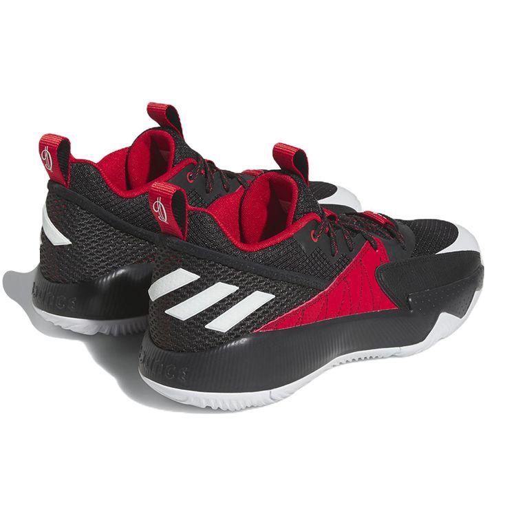 Adidas Dame Certified EXTPLY 2.0 Trail Blazers Auswärts Unisex Sneaker Schwarz Better-Scarlet Cloud-White HR0728