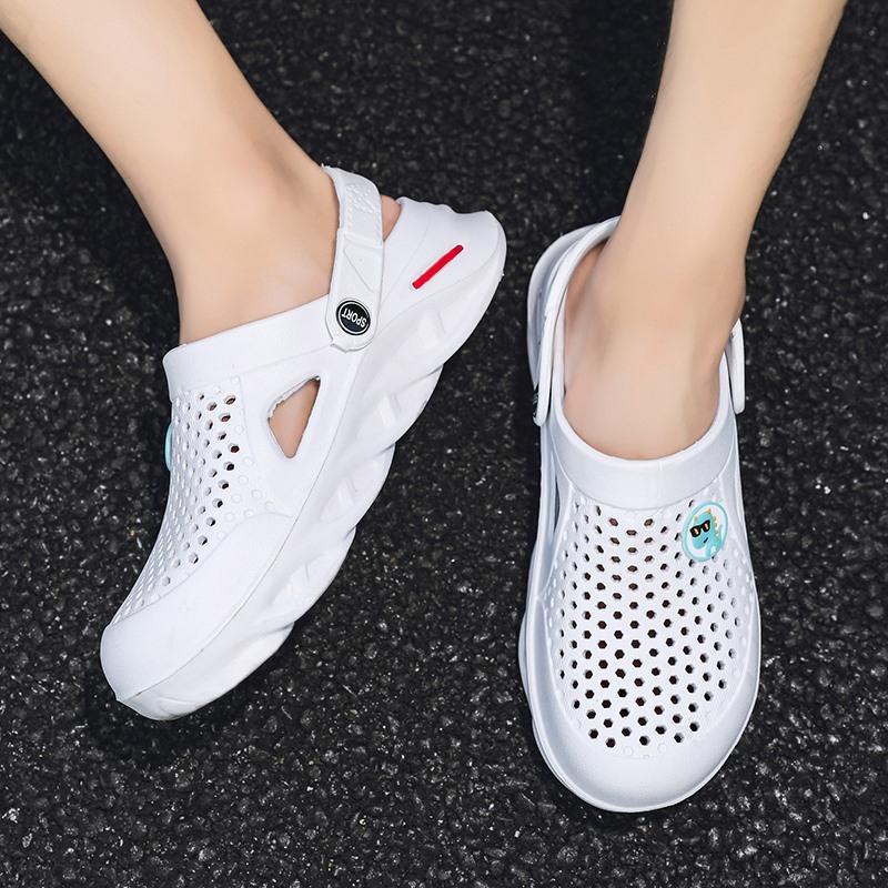 Men Summer Shoes Hollow Slippers Fashion Outdoor Sneakers Breathable Casual Couple Beach Unisex Sandal Flip Flops Zapatos Hombre