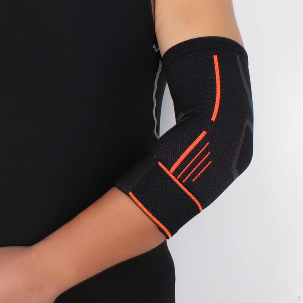 Compression Sleeve Arms Support Wrap Nylon Elbow Protector Crashproof for Football Gym Baseball