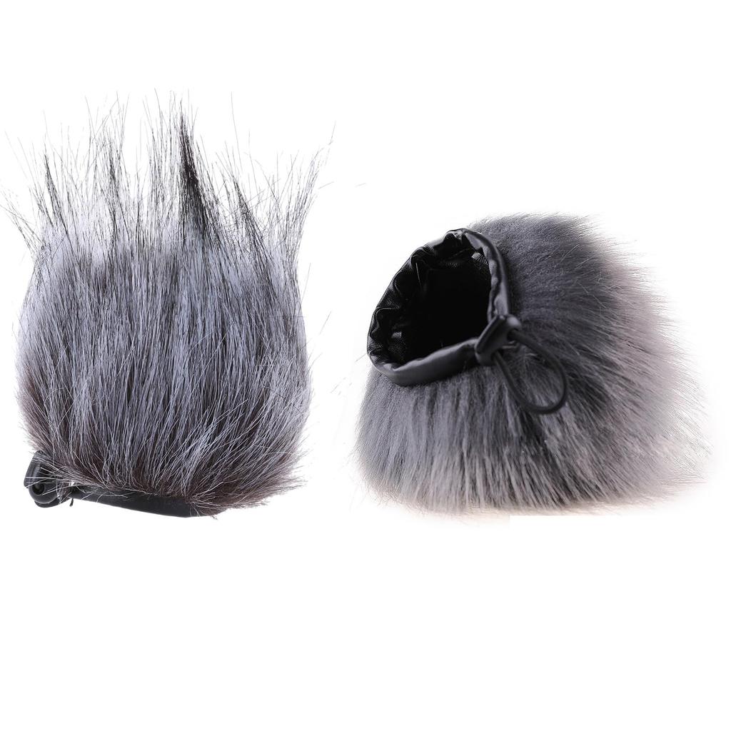 ZYKEJJDDAK Outdoor Faux Fur Microphone Wind Screen Sleeve for Zoom H1N Handheld Recorder