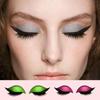 2 In 1 Eyeshadow Party Makeup Easy Use Reusable Self Adhesive With Eyelash Waterproof Eyeliner Sticker Cosmetic