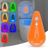 Toilet Light Motion Detection 8LED RGB Color Changing Motion Sensor Light Indoor Rechargeable Bathroom Night Light Accessories Decor