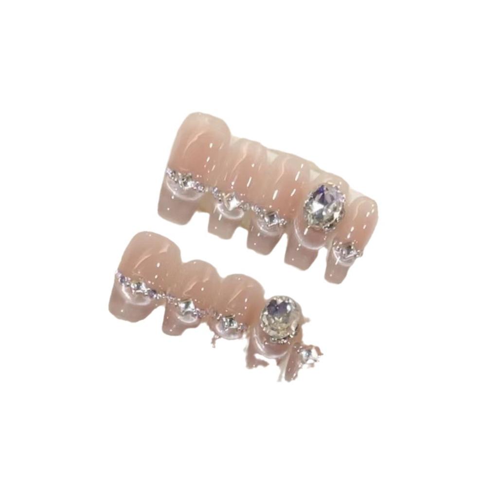 Pure Hand-made Phototherapy Wear Nail Tablets Qingcheng Wear Nail Finished Product Reusable Nail Patches