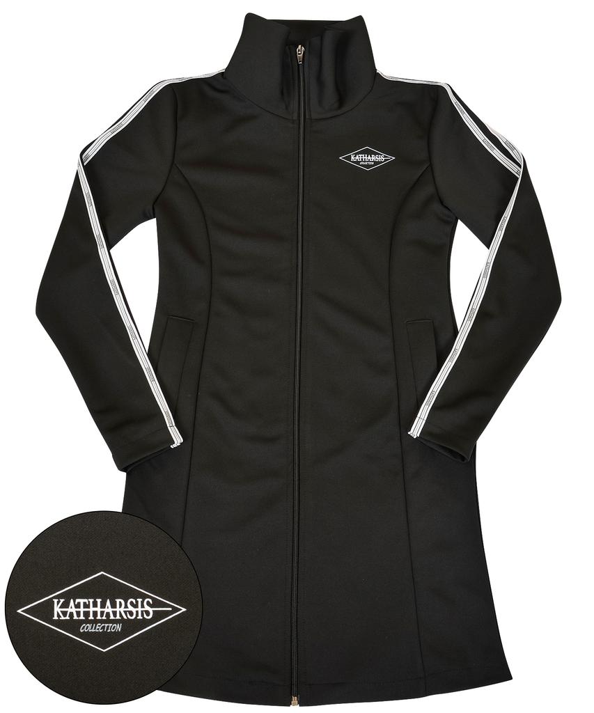 Catharsis Sporty Track Jersey One-Piece Black S M