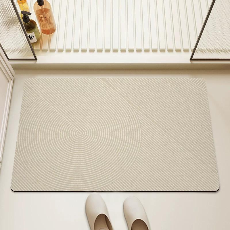 Bathroom Mats Mat Soft Diatom Ooze Absorbent Silicone Non Slip Toilet Toilet Toilet Doorway Carpet Bathroom