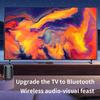 Bluetooth 5.4 Empfänger Sender 2-in-1 Drahtloser Bluetooth 3,5mm Aux Audio Adapter Mikrofon für Flugzeug TV Auto Laufband