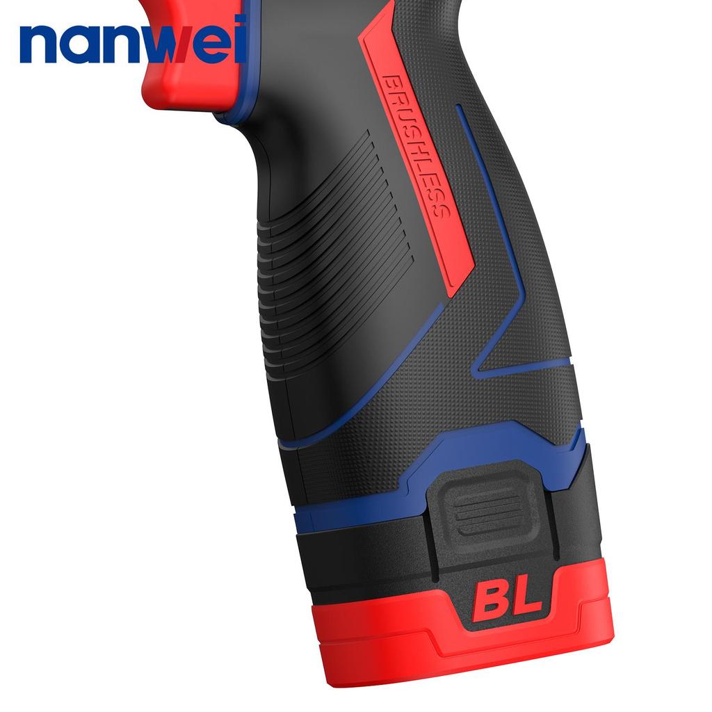 NANWEI 16V Electric Screwdriver 30,I70,140 Nm 3-speed Adjustment, 1/4 Inch, Maximum Speed 3450 Rpm