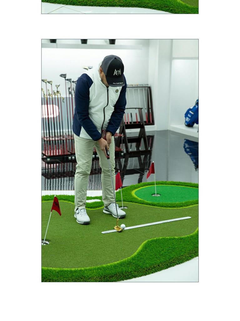 PGM Golf Presisjonsputterguide med Trajektorie- og Toppspinnkontroll