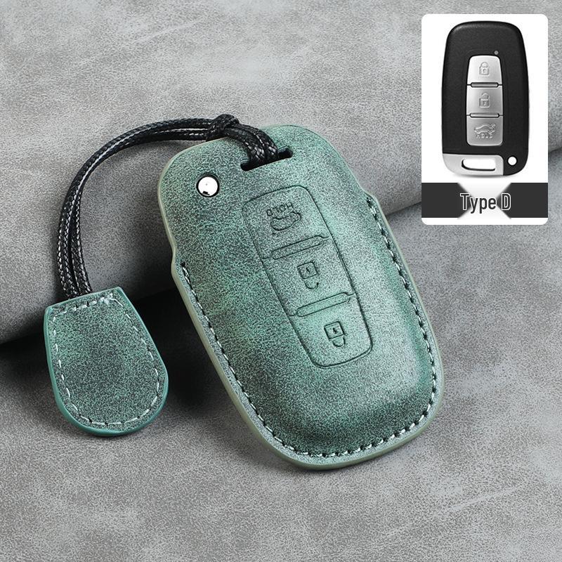 Sheepskin Key Case for Hyundai Elantra, Tucson, ix25, ix35, and More