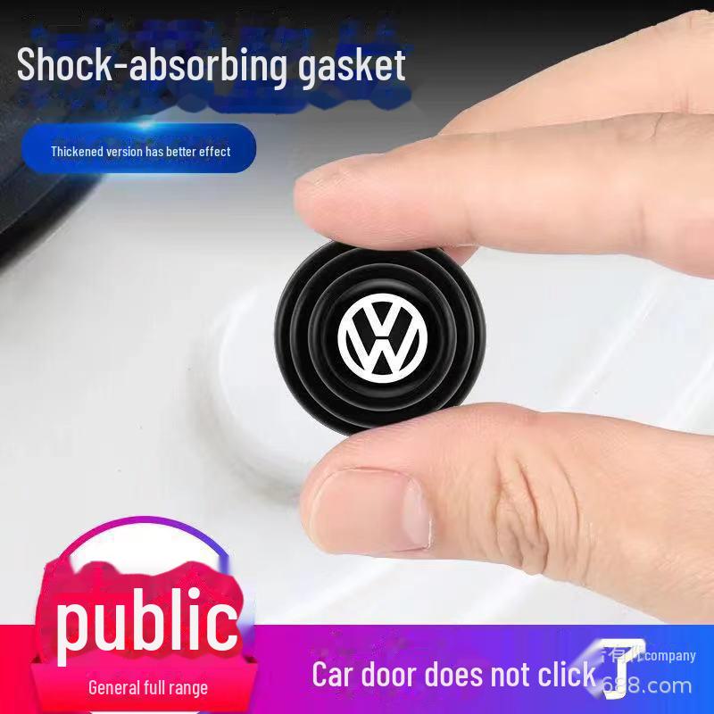 Car Door Anti-Collision Cushion: Shock-Absorbing, Sound-Insulating, Thickened Rubber Protection Patch