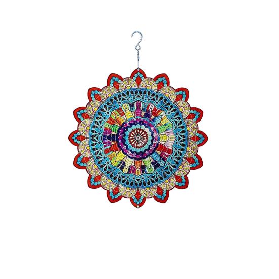 

3D Животное Ветряной Спиннер Украшение с Крючком В помещении На улице Сад Двор Крыльцо Красочный Бабочка Петух Стрекоза Цветок Колокольчик Ветра B