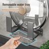 Punch-Free Wall-Mounted Pot Lid & Chopping Board Rack