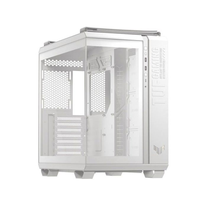 ASUS TUF GAMING GT502 HORIZON TG ARGB Mid Tower ATX Dobbel Herdet Glass USB-C Hvit