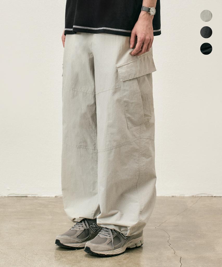 COSTUME O’CLOCK Nylon Balloon Cargo Pants 3 Color Coospt242