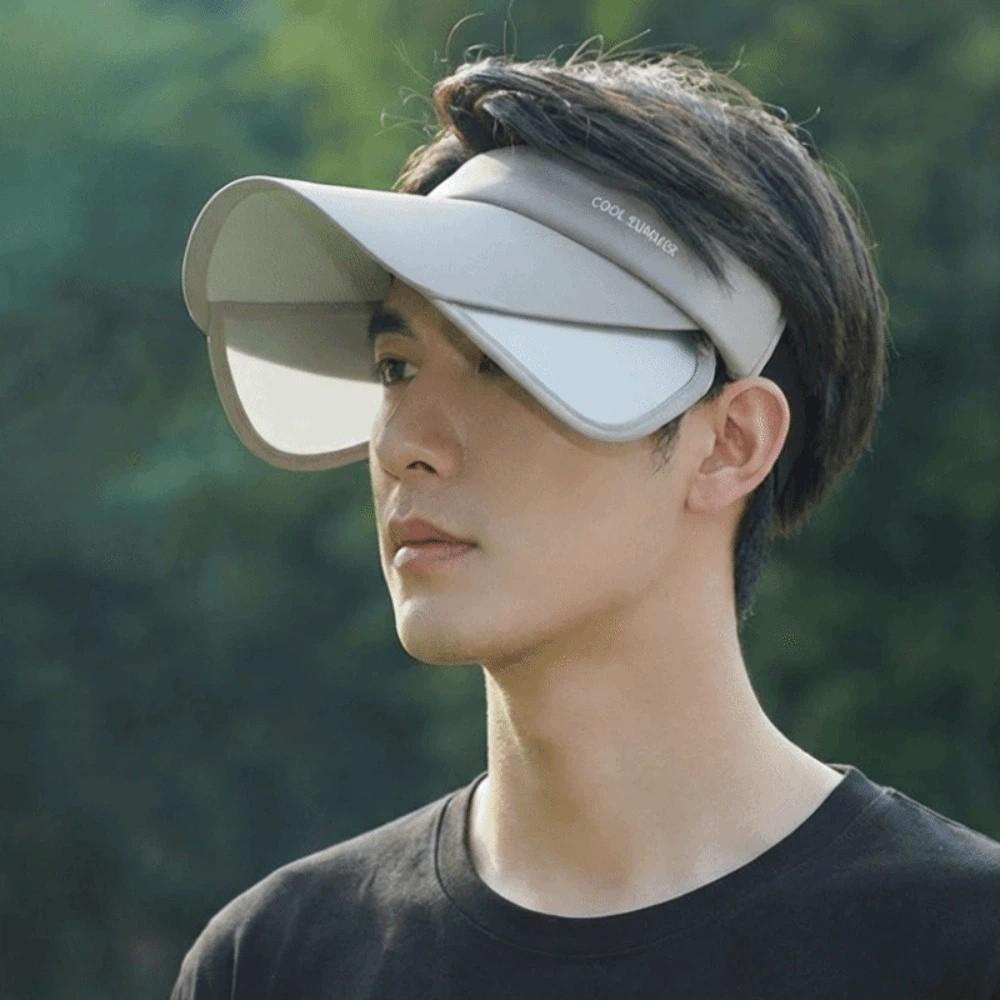 Lightweight Stretchable Brim Hat Adjustable Empty Top Sun Hat Sun Protection Hat  Summer Outdoor