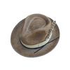 Old Retro Sheep Felt Hat Feather Decorative Wool Top Hat British Teardrop Top Hat