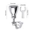 Boat Steering Wheel Ball 316 Stainless Steel Grip Knob Turning Helper Hand Control Ball Marine Steering Wheel Spinner Knob Aid